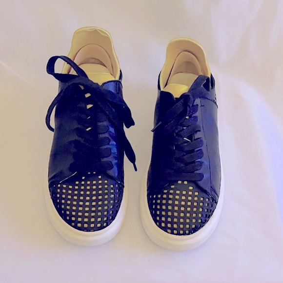 J/SLIDES Shoes - J/slides  Leather  Mesh Sneakers
